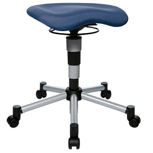 4014296654997 - Hocker BAL27T26 Body Balance 20 blau mit Rollen höhenverstellbar bis 110kg 4014296654997 Topstar