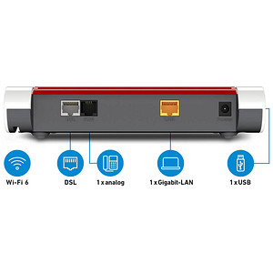 4023125029837 - FRITZ Box 7510 Wi-Fi 6 WLAN Mesh Router ADSL VDSL IEEE 80211g n ax DECT-Basis für 6 Mobilteile (20002983) 4023125029837 - FRITZ Box 7510 Wi-Fi 6 WLAN Mesh Router ADSL VDSL IEEE 80211g n ax DECT-Basis für 6 Mobilteile (20002983)