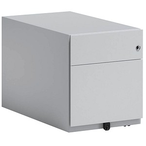 BISLEY Note Rollcontainer lichtgrau 2 Auszüge 42,0 x 77,5 x 49,5 cm