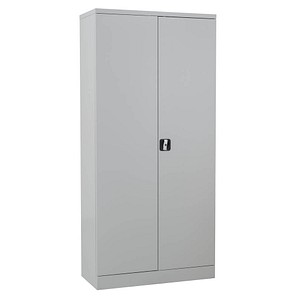 4260090172735 - Putzmittelschrank 100178 lichtgrau 920 x 420 x 1950 cm aufgebaut