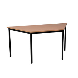 4260090176962 - Mehrzwecktisch buche Trapezform Vierkantrohr schwarz 1400 x 700 x 750 cm 4260090176962 Gürkan 4260090176962 - Mehrzwecktisch buche Trapezform Vierkantrohr schwarz 1400 x 700 x 750 cm 4260090176962 Gürkan