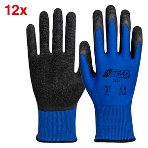 4059904164222 - unisex Arbeitshandschuhe 3521 blau Größe 9 12 Paar