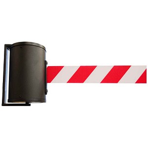 Wandgurtkassette Schraubbefestigung 10 m lang drehbar rot weiß