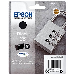 EPSON 35 / T3581 schwarz Tintenpatrone EPSON 35 / T3581 schwarz Tintenpatrone