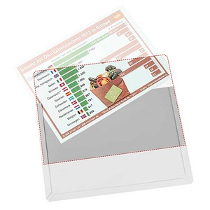 4052301078932 - Sichttaschen Magnetisch DIN A4 transparent glatt 10 St