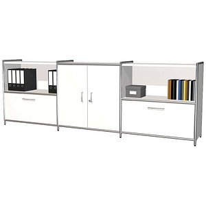 Kerkmann Sideboard Lago, 13791410 weiß 236,0 x 38,0 x 78,0 cm, 1 St.