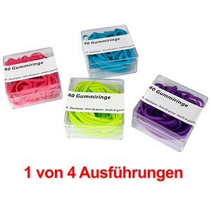 M&M Gummiringe grün, rot, blau oder violett 40 Stück