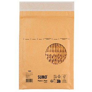 4003928013318 - 10 Polstertaschen SUMO® 1513 braun für DIN B6+