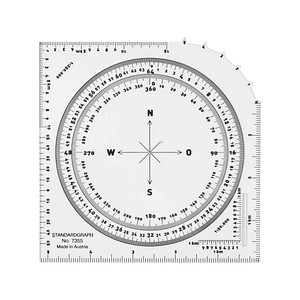 4014509122879 - Zeichenwinkel Kartenwinkelmesser 7355