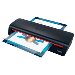 GBC 240HS A3-Laminiergerät für das HomeOffice bis 125 Mikron, 2 Minunten Aufwärmzeit, 400mm/Min (45 Sek. pro Blatt), laminiert in Fotoqualität