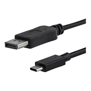 StarTech.com USB C/DisplayPort Kabel 1,0 m schwarz