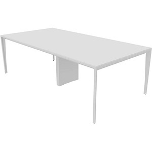 8059519730030 - Konferenztisch X5 X5LT112+X5LT12A BA I 75cm (H) 240cmx120cm (BxT) rechteckig weiß Weiß 8059519730030 Quadrifoglio 8059519730030 - Konferenztisch X5 X5LT112+X5LT12A BA I 75cm (H) 240cmx120cm (BxT) rechteckig weiß Weiß 8059519730030 Quadrifoglio