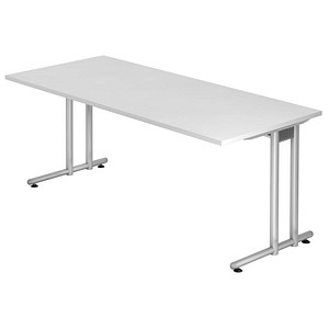 Prokura Schreibtisch weiß rechteckig