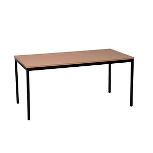 4260090177037 - Mehrzwecktisch buche rechteckig Vierkantrohr schwarz 1400 x 600 x 750 cm 4260090177037 - Mehrzwecktisch buche rechteckig Vierkantrohr schwarz 1400 x 600 x 750 cm