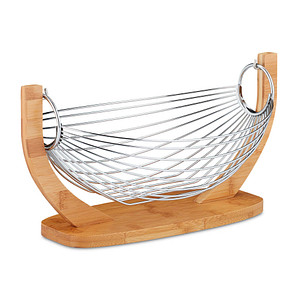 relaxdays Obstkorb braun