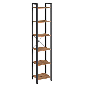 0194343046785 - Vasagle Bücherregal Standregal DVD-Regal mit 6 Ebenen Büroregal offene Ablagen für Büro Wohnzimmer Schlafzimmer Kinderzimmer Küche 40 x 30 0194343046785 - Vasagle Bücherregal Standregal DVD-Regal mit 6 Ebenen Büroregal offene Ablagen für Büro Wohnzimmer Schlafzimmer Kinderzimmer Küche 40 x 30