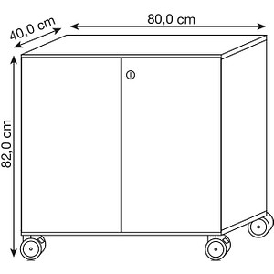 4032062152775 - HAMMERBACHER Aktenschrank Profi V228T2RA 5 5 SG grau 1 Fachboden 800 x 420 x 820 cm 4032062152775 - HAMMERBACHER Aktenschrank Profi V228T2RA 5 5 SG grau 1 Fachboden 800 x 420 x 820 cm