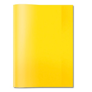 HERMA Heftumschlag transparent gelb Kunststoff DIN A4