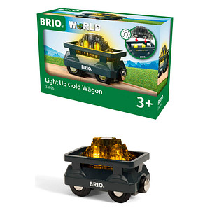 BRIO® Goldwaggon mit Licht 33896 Spielzeugeisenbahnen