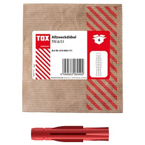 4049563060492 - TRI 851 010600111 Universaldübel Ø 80 mm x 510 mm 4049563060492 6 Stück