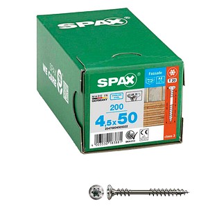 4003530183881 - Fassadenschrauben T20 Linsensenkkopf A2 25470004505022 45 mm x 50 mm 4003530183881 200 Stück