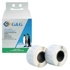 6941881284308 - Etikettenrollen für Etikettendrucker ersetzt DYMO 99010 S0722370 weiß 280 x 890 mm 2 x 130 Etiketten 6941881284308 - Etikettenrollen für Etikettendrucker ersetzt DYMO 99010 S0722370 weiß 280 x 890 mm 2 x 130 Etiketten