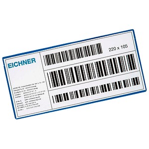 4052301086937 - Etikettentaschen blau 220 x 105 cm 10 St