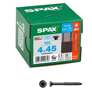 4003530290756 - Fassadenschrauben T15 Linsensenkkopf BLAX 0467040400453 4 mm x 45 mm 4003530290756 100 Stück