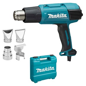 0088381857345 - Makita Heißluftgebläse HG6031VK ** 1800W 50-600 Grad inkl Zubehör