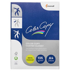 mondi Laserpapier Color Copy Coated glossy DIN A4 135 g/qm 250 Blatt mondi Laserpapier Color Copy Coated glossy DIN A4 135 g/qm 250 Blatt