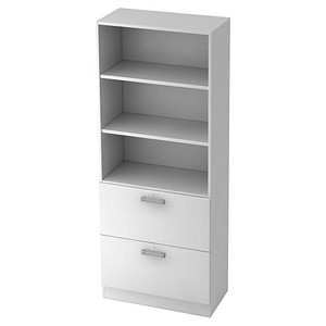 4032062128985 - Regalschrank Akandia V7300 W W NU weiß 2 Fachböden 800 x 420 x 2004 cm