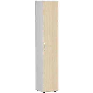 4038933486475 - Aktenschrank Flex S-346100-AL lichtgrau ahorn 5 Fachböden 400 x 420 x 2160 cm