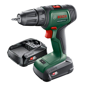 BOSCH Home & Garden UniversalDrill 18V Akku-Bohrschrauber 18,0 V, mit 2 Akkus