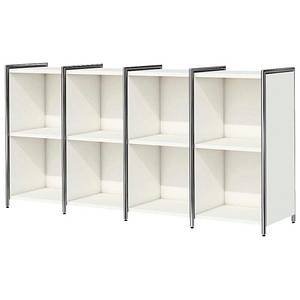 Kerkmann Aktenregal Lago weiß 158,0 x 38,0 x 78,0 cm, 1 St.