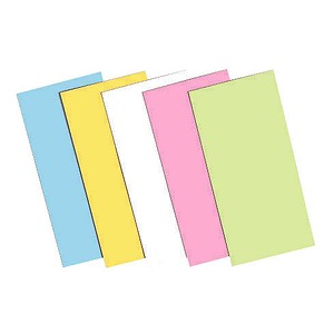 Moderationskarten farbsortiert 20,0 x 10,0 cm, 500 St.