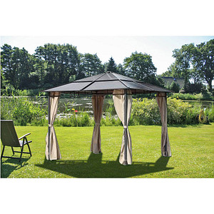 4041908100542 - Design Pavillon Stahl Gartenzelt Partyzelt Garten Zelt Überdachung Sonnenschutz 4041908100542 - Design Pavillon Stahl Gartenzelt Partyzelt Garten Zelt Überdachung Sonnenschutz