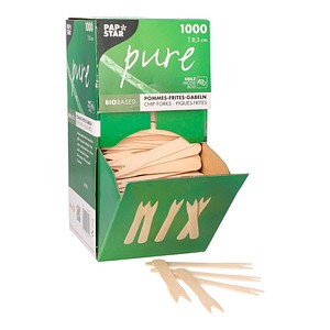 Image of 6 Pkg. Pap St Pommesholzgabeln zer.8,5cm 1000er