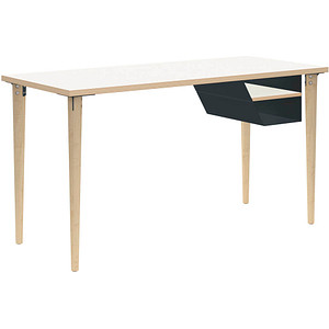 5020073843156 - Schreibtisch Poise POD1406W634 65-130cm (H) 140x60cm (BxT) rechteckig weiß eiche hell 5020073843156 Bisley 5020073843156 - Schreibtisch Poise POD1406W634 65-130cm (H) 140x60cm (BxT) rechteckig weiß eiche hell 5020073843156 Bisley