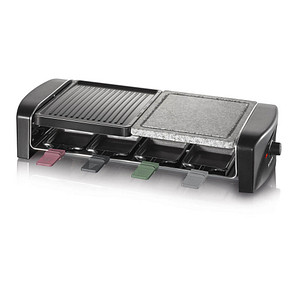 4008146023699 - RG 9645 Raclette 8 Pfännchen mit Grillstein Schwarz