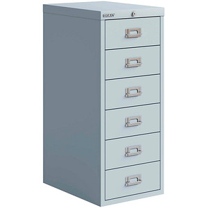 5020073859034 - BISLEY MultiDrawer™ Schubladenschrank lichtgrau 6 Schubladen 279 x 408 x 670 cm