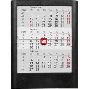 Tischkalender Einsteckkalender 2026/2027 schwarz, 1 St.