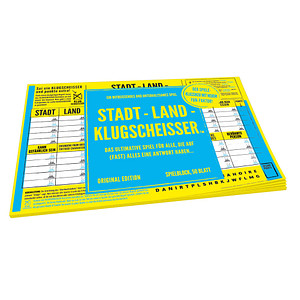 kylskapspoesi Stadt-Land-Klugscheisser Spielblock