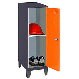 8425437122101 - Spind SIMONLOCKER DISM anthrazit orange 8425437122101 1 Schließfach 400 x 500 x 1015 cm 8425437122101 Simonrack