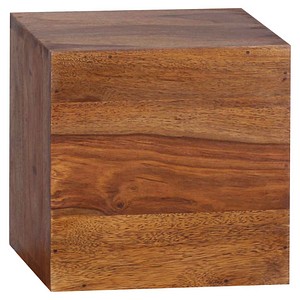 4er Set Wandregale MUMBAI Massivholz Sheesham Holzregal Landhaus-Stil Hängeregal 25cm und 20cm Echt-Holz Wandboard