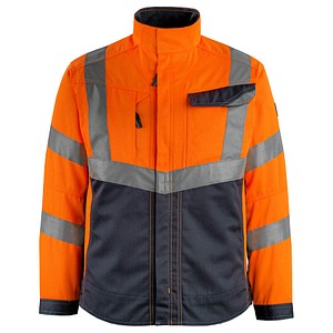 5711074273669 - Jacke Oxford orange schwarzblau Größe XL 5711074273669 MASCOT