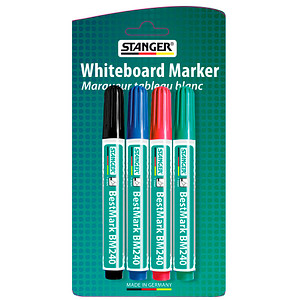 4011886002510 - BestMark M240 Whiteboard-Marker-Set farbsortiert 10 - 30 mm 4011886002510 4 Stück