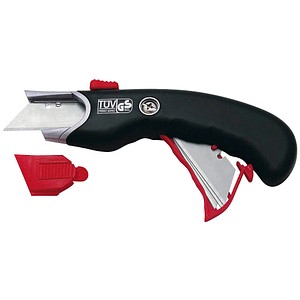 4003801792279 - Cuttermesser WEDO PREMIUM für Links- & Rechtshänder ergonomisch Klingenbreite 19 mm Auto-Klingenrückzug integriertes Magazin 5 Ersatzklingen 4003801792279 - Cuttermesser WEDO PREMIUM für Links- & Rechtshänder ergonomisch Klingenbreite 19 mm Auto-Klingenrückzug integriertes Magazin 5 Ersatzklingen