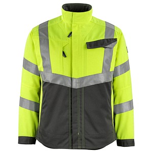 5711074273447 - Jacke Oxford warngelb anthrazit Größe M 5711074273447 MASCOT