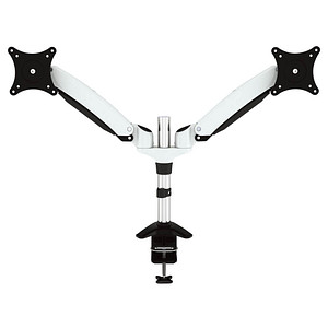 4048695100144 - Monitor-Halterung JI-FD220TK JI-FD220TK schwarz weiß für 2 Monitore Tischklemme 4048695100144 JENIMAGE