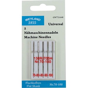 4040881841305 - Nähmaschinennadeln silber Universal 5 St